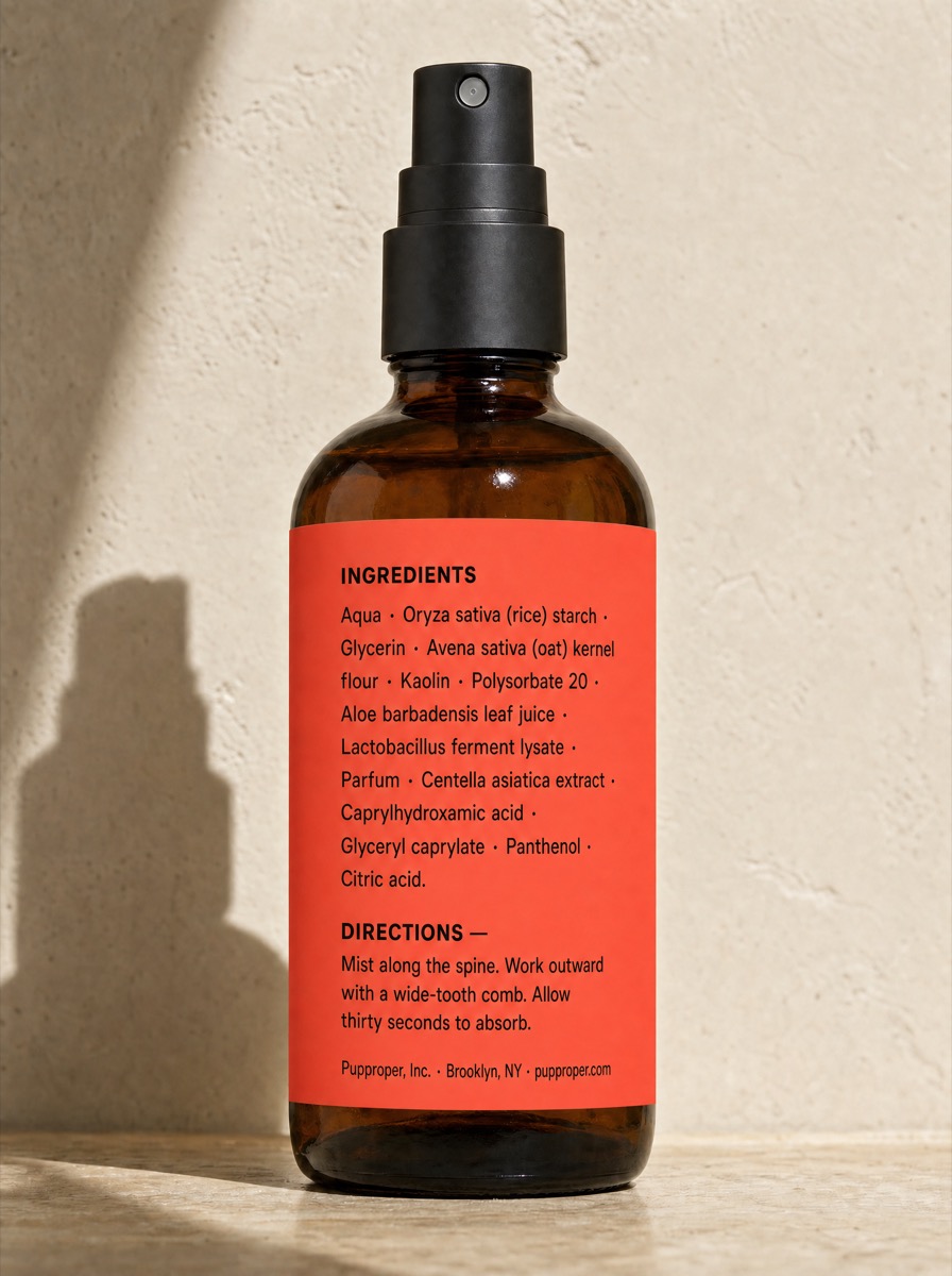 Resurrection back label — full ingredient list